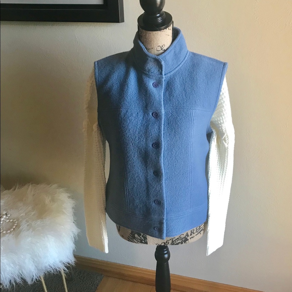 💜2/$15 Talbots wool vest